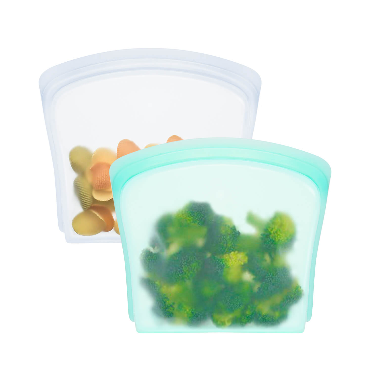 2 piece set 800ml silicone sealed bags (1)