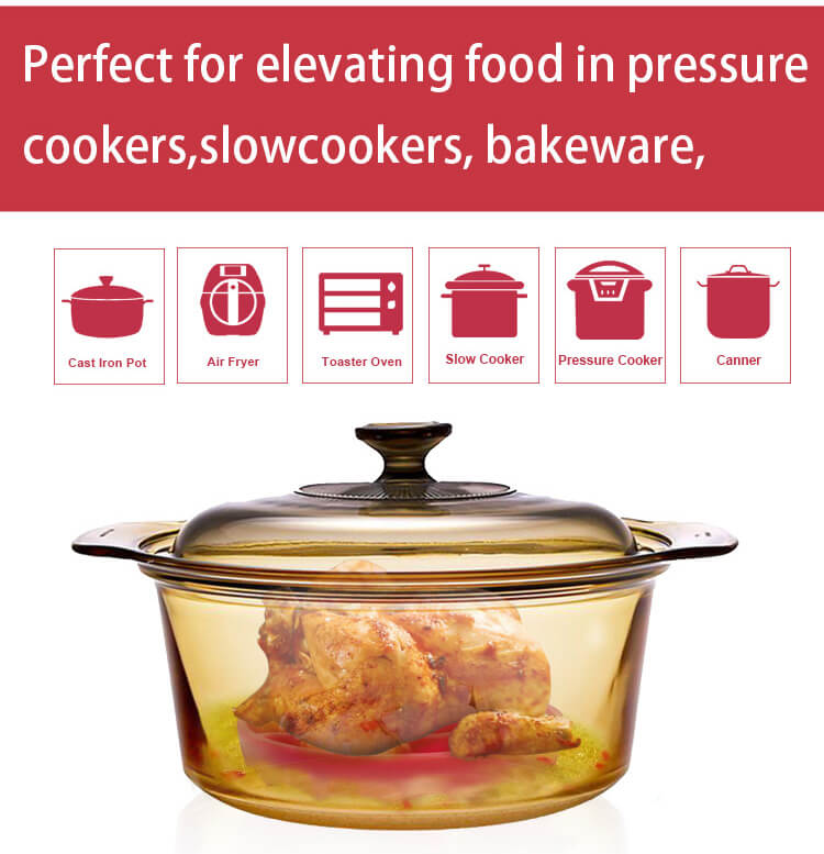 Round and oval set silicone steaming rack details (5)