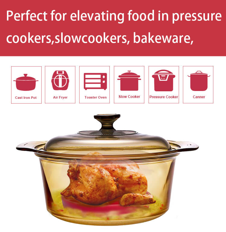 Single round silicone steaming rack details (5)